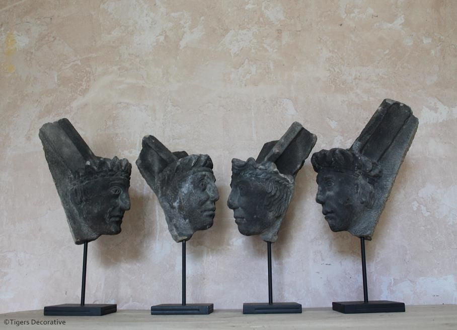 18th Century Sandstone Heads