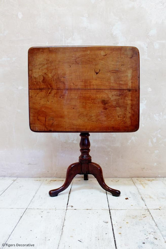 19th Century Fruit Wood Tripod Table