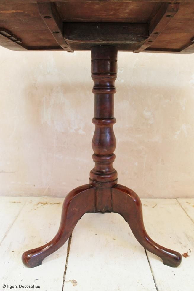 19th Century Fruit Wood Tripod Table
