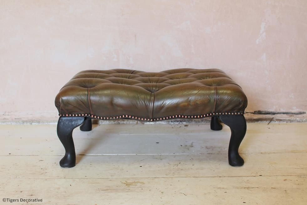 Leather Footstool