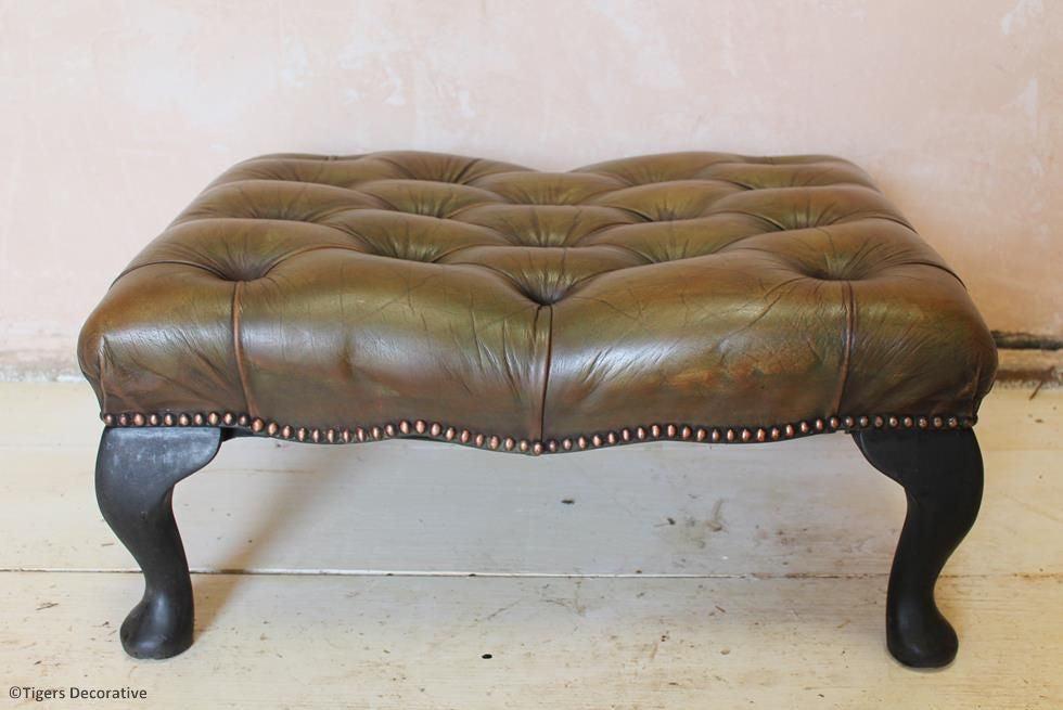 Leather Footstool