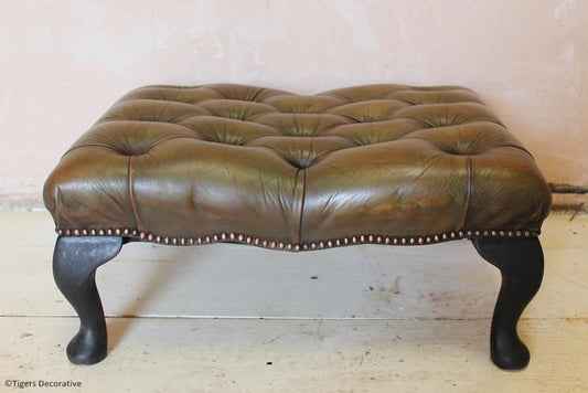 Leather Footstool