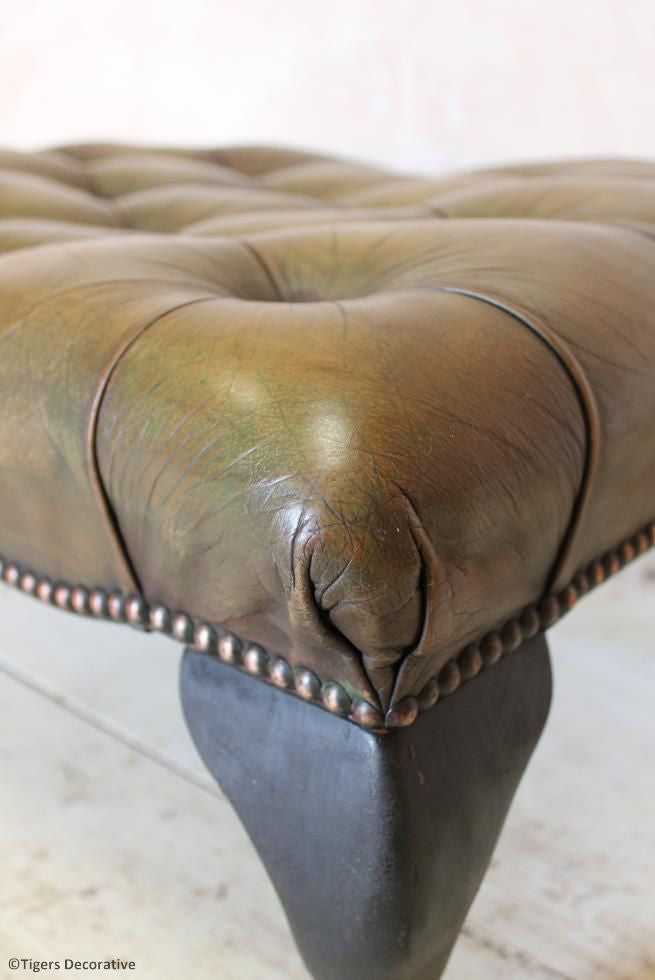 Leather Footstool