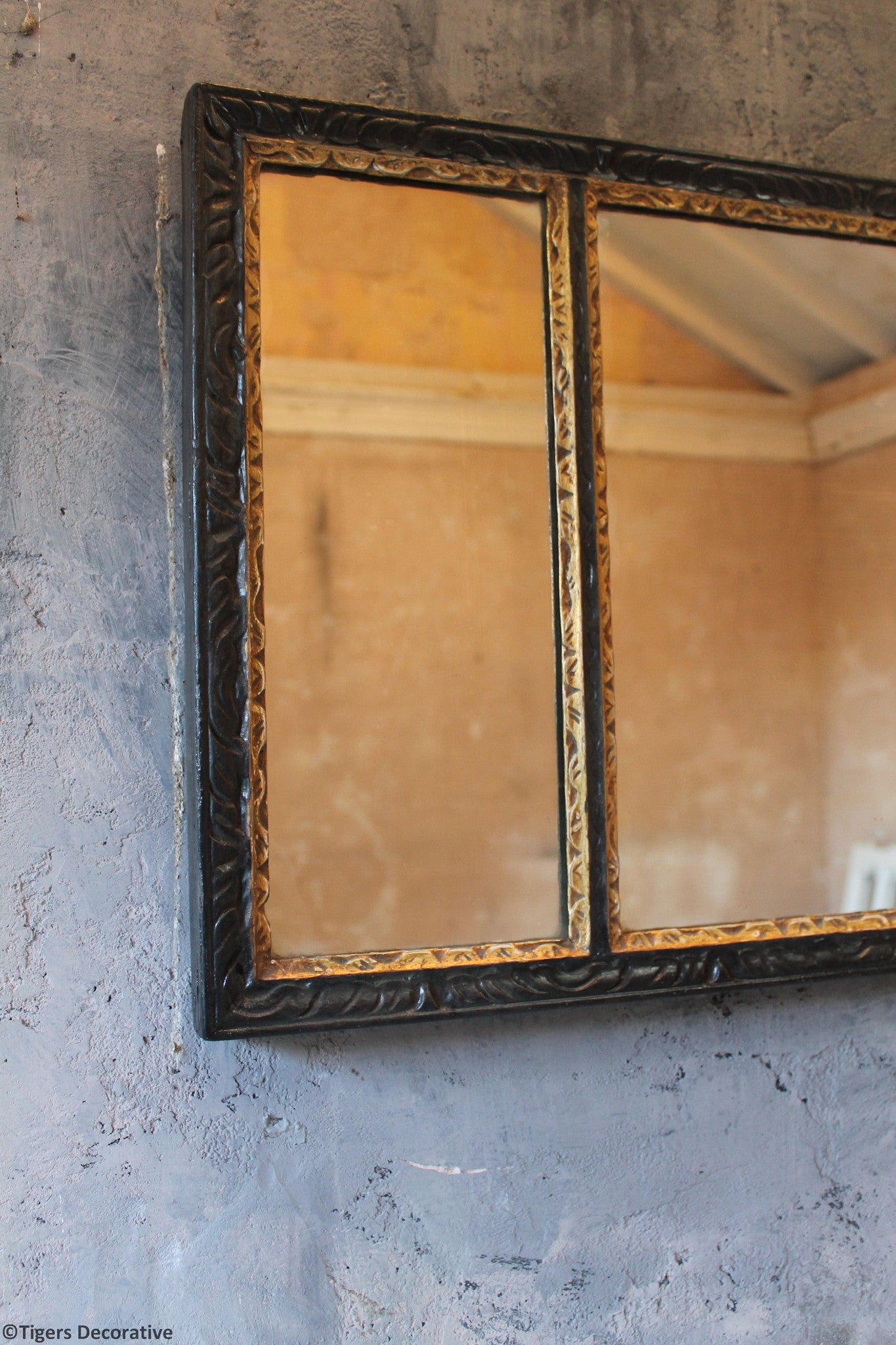 Edwardian Overmantle Mirror