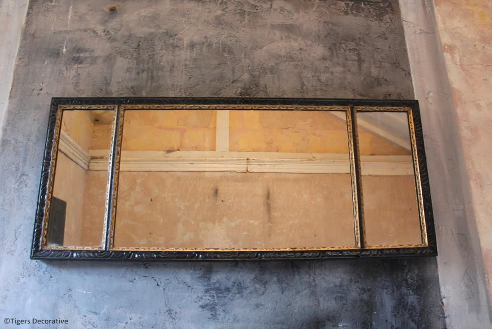 Edwardian Overmantle Mirror