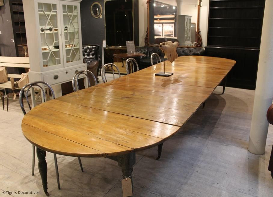 19th Century French Extending Dining Table