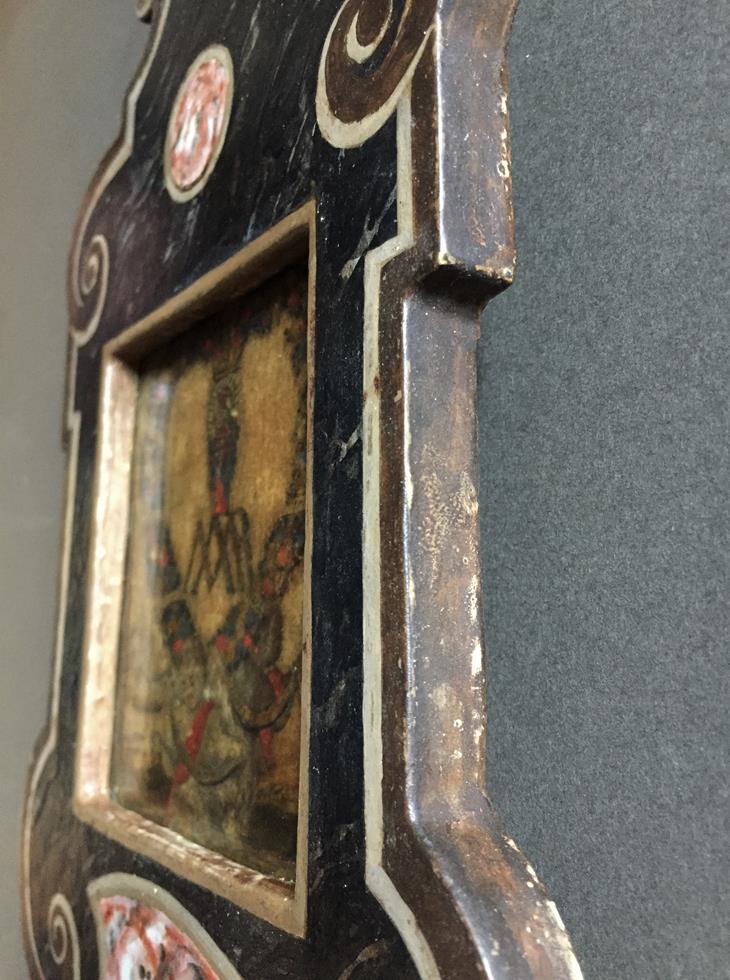 Set Of Ten 17th C Framed Devotional Engravings