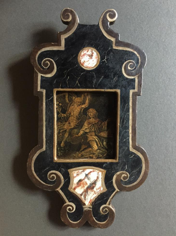 Set Of Ten 17th C Framed Devotional Engravings