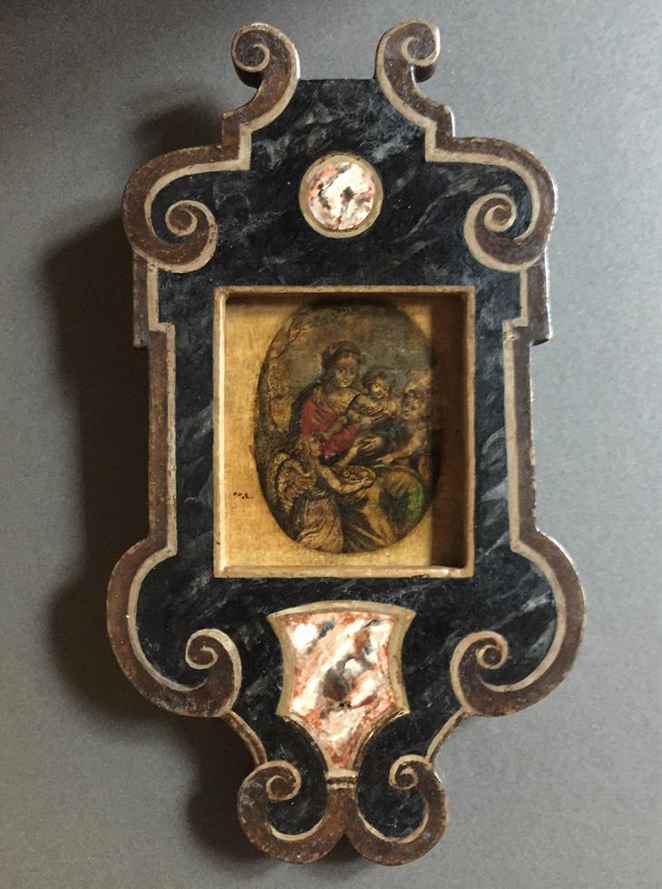 Set Of Ten 17th C Framed Devotional Engravings
