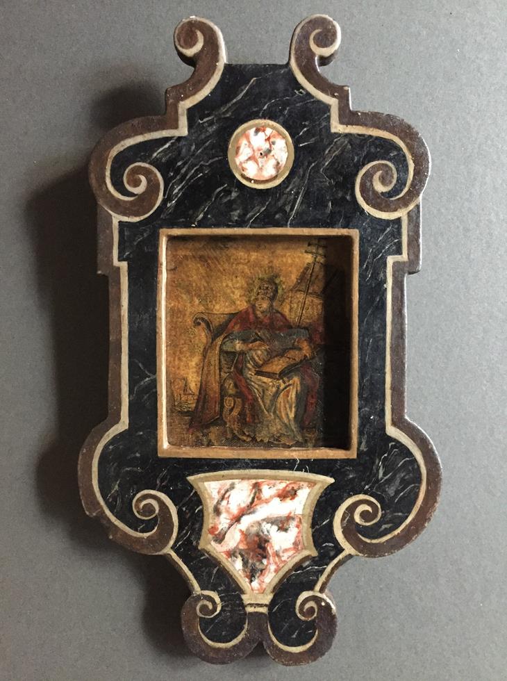 Set Of Ten 17th C Framed Devotional Engravings