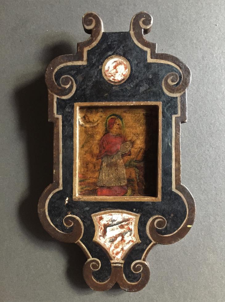 Set Of Ten 17th C Framed Devotional Engravings