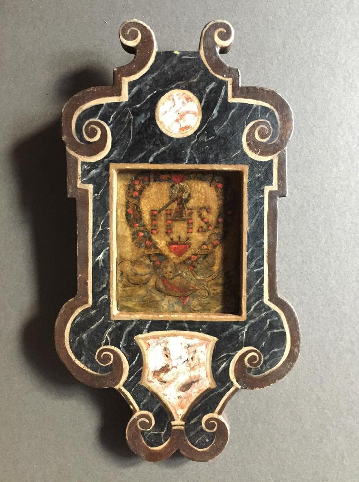 Set Of Ten 17th C Framed Devotional Engravings