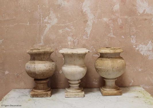 Late 19th Century Marble Urns