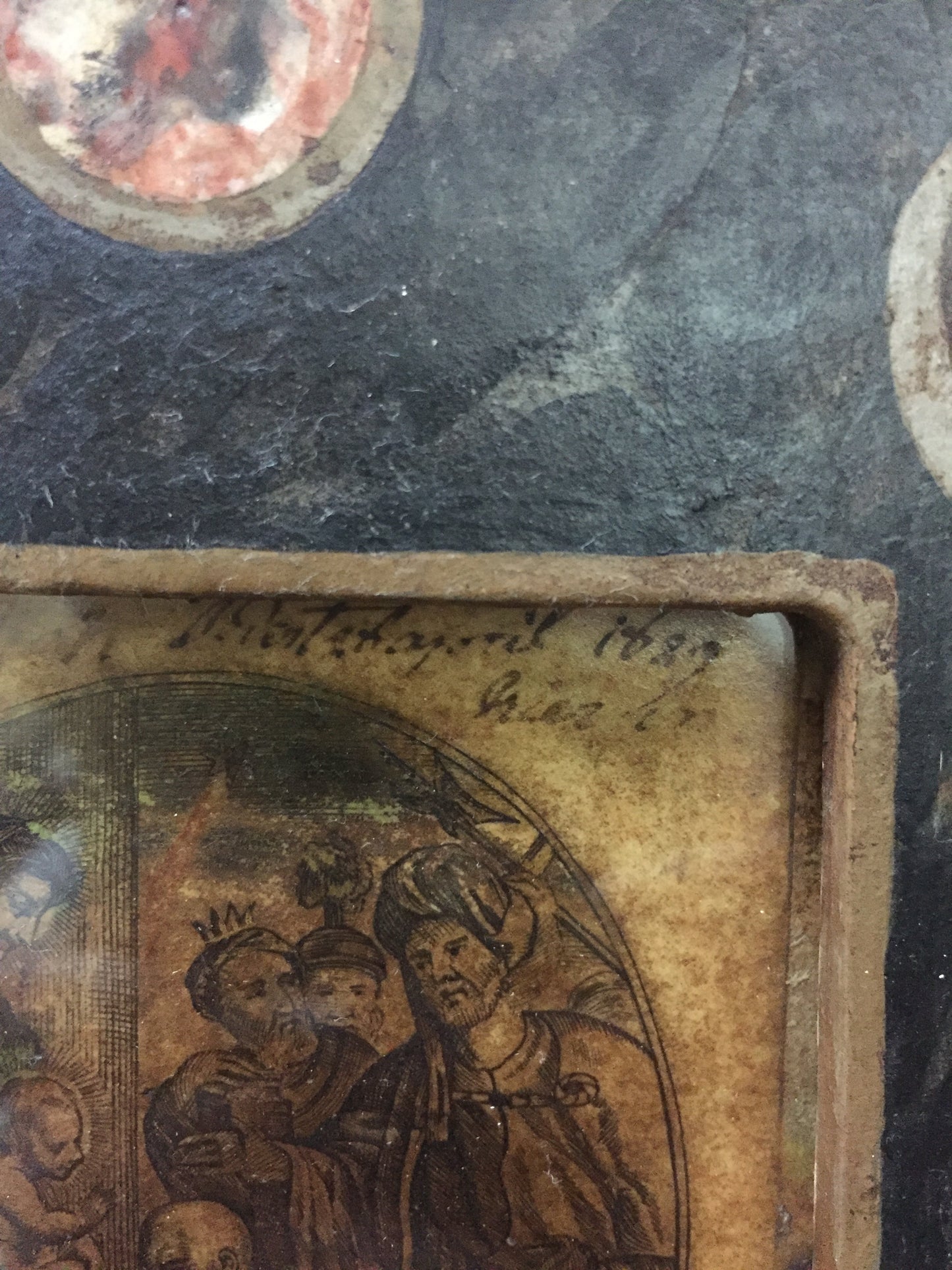 Set Of Ten 17th C Framed Devotional Engravings