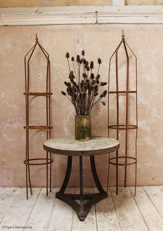Pair Of Garden Obelisk's