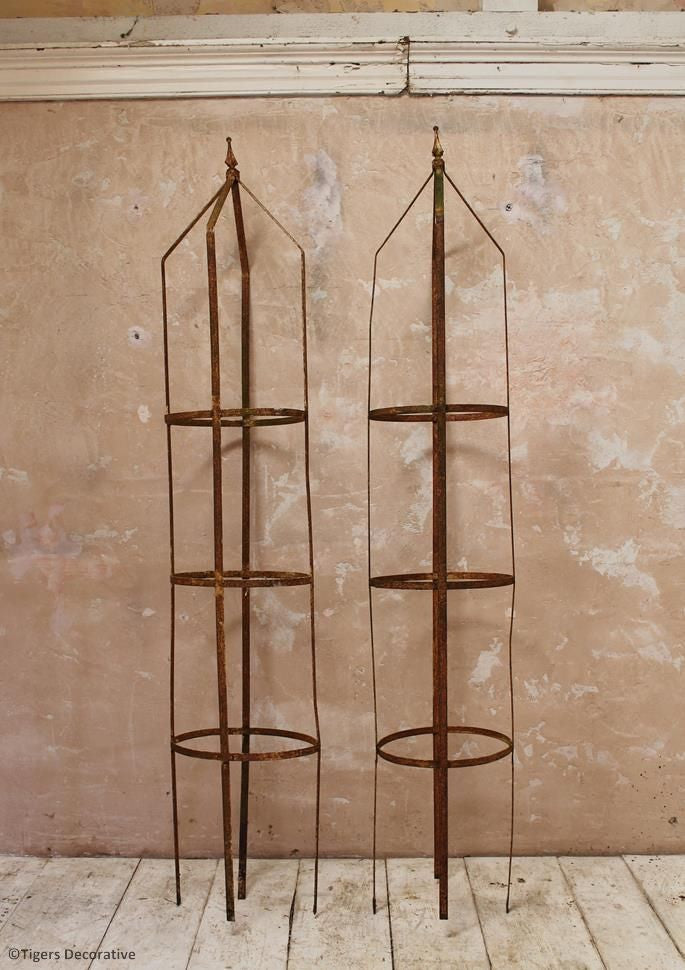 Pair Of Garden Obelisk's
