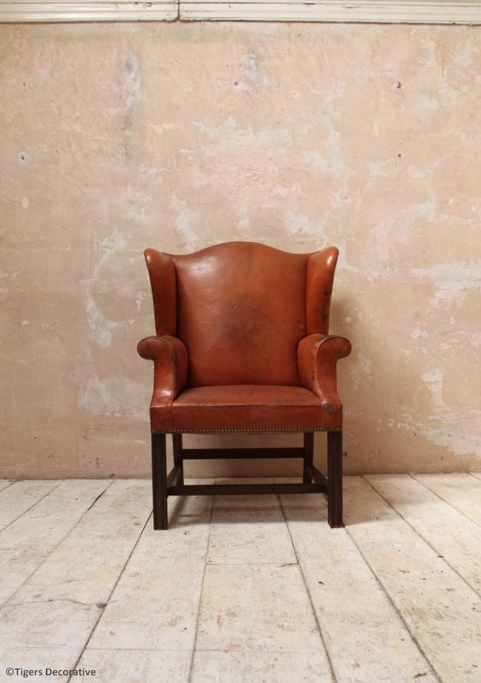 Leather Wing Chair