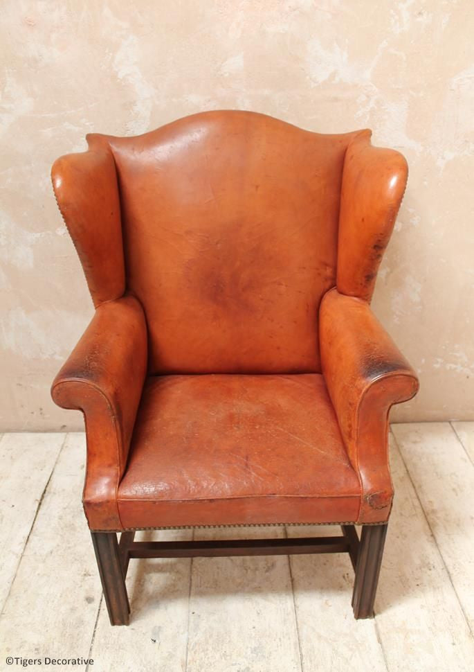 Leather Wing Chair