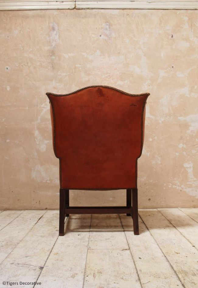 Leather Wing Chair