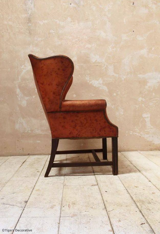 Leather Wing Chair