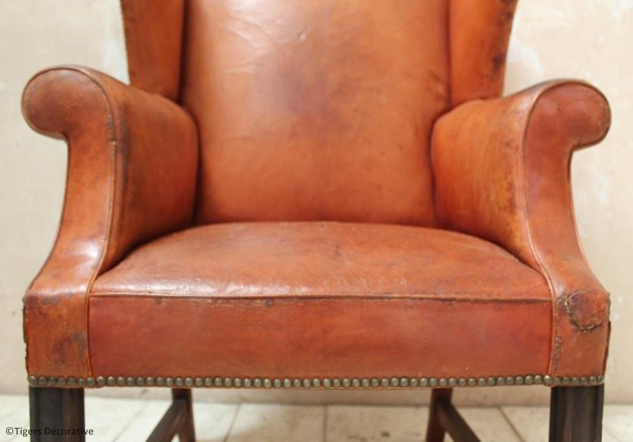 Leather Wing Chair