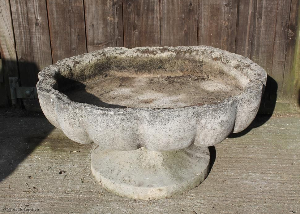 Pair Of Scalloped Planters