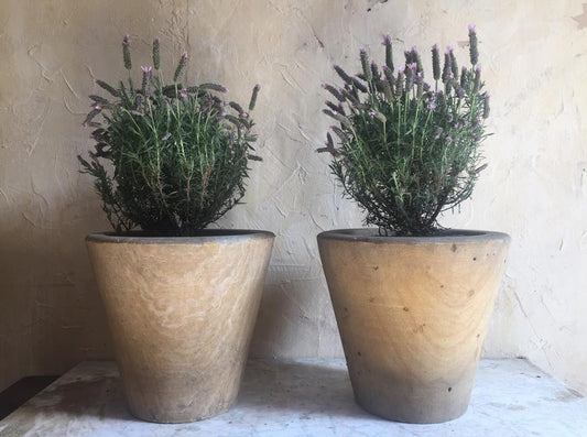 Pair Of Sandstone Planters