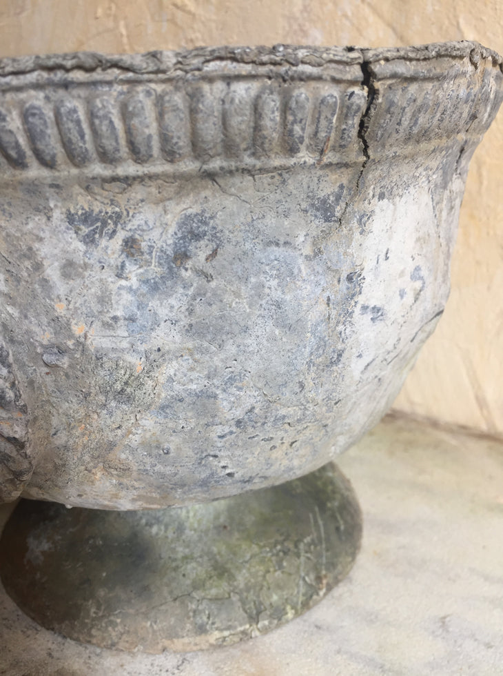 Pair Of Lead Urns