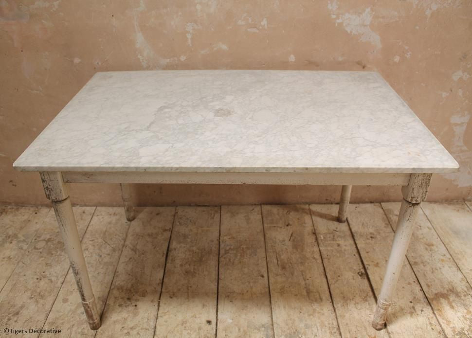 Marble Topped Pastry Table
