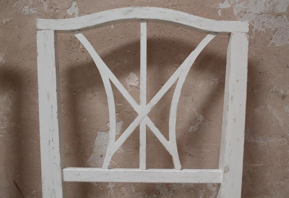 Six Painted Danish Dining Chairs