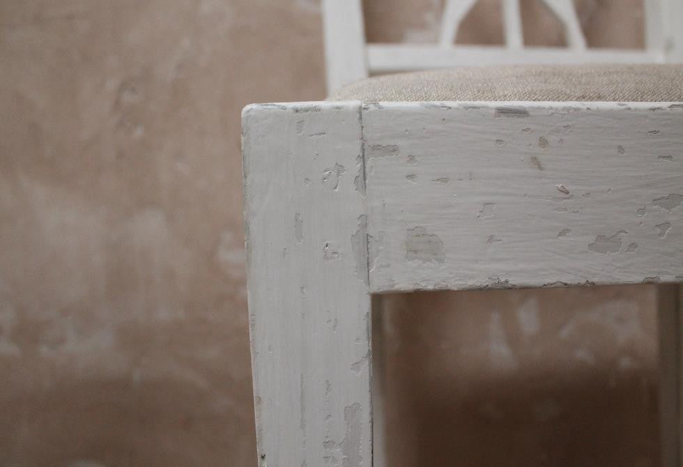 Six Painted Danish Dining Chairs
