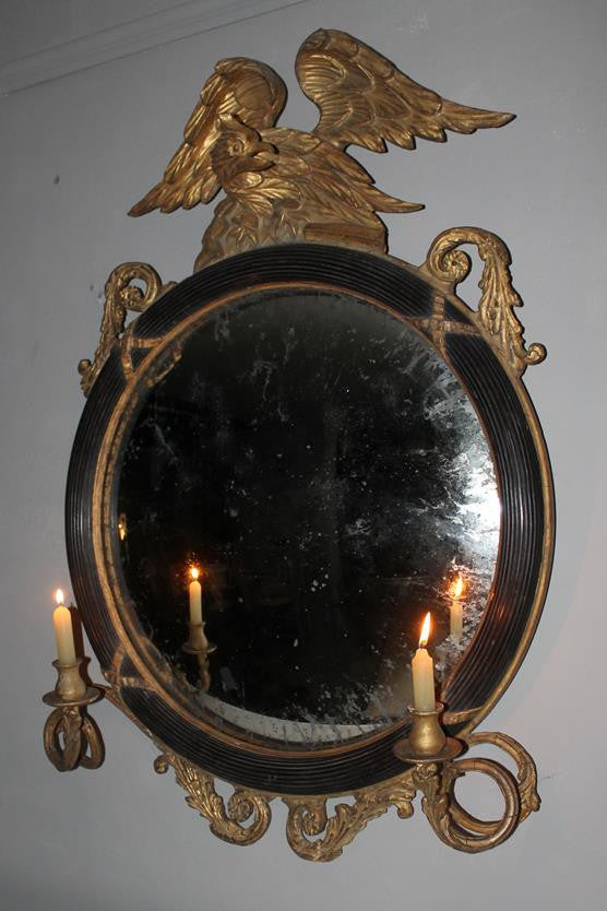 Regency Style Convex Mirror