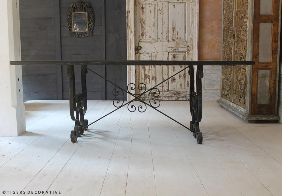 Marble & Iron Table