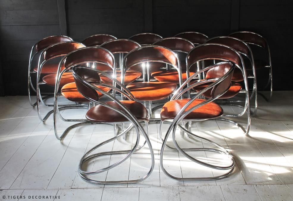 16 Italian Dining Chairs