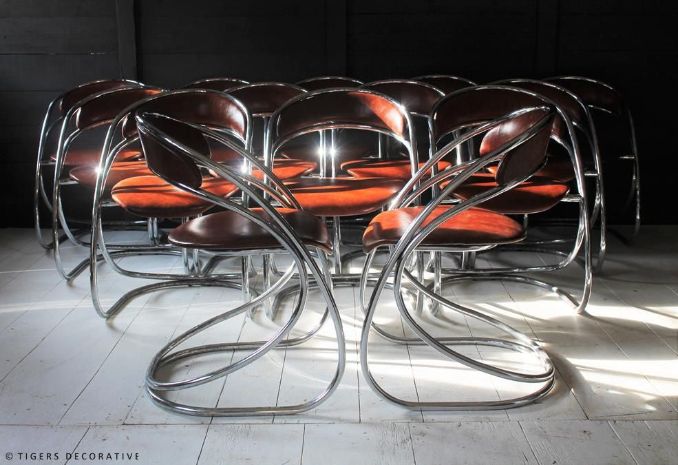 16 Italian Dining Chairs