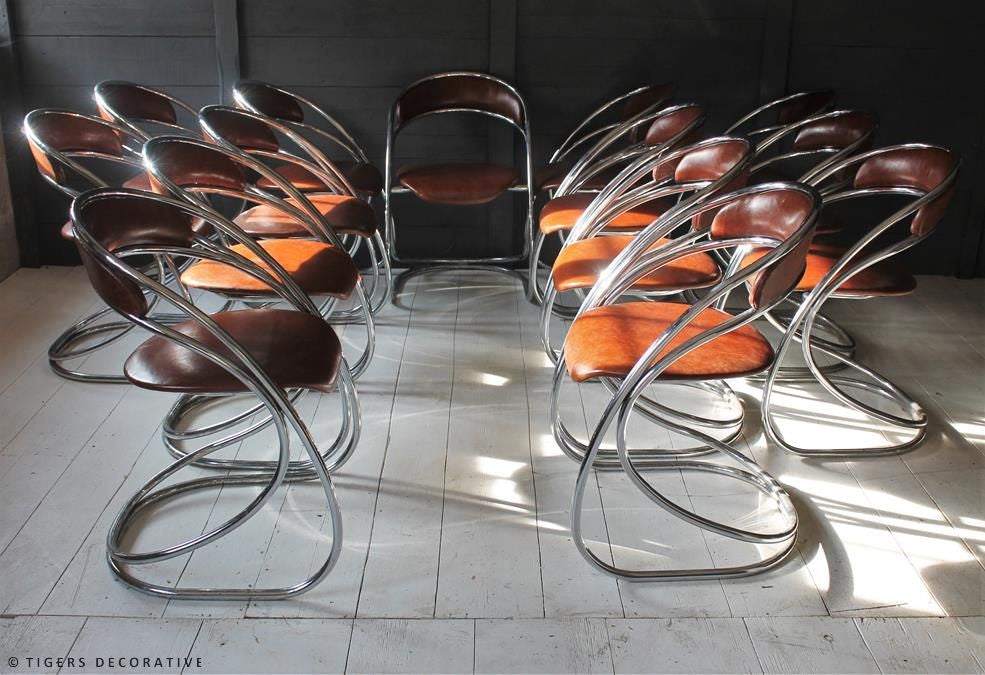 16 Italian Dining Chairs