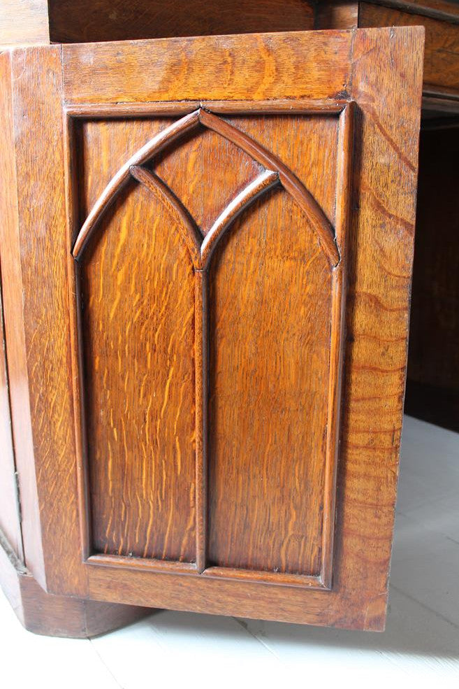 19th Century Oak Partners Desk