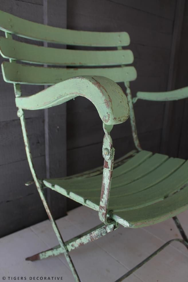 Near Pair Of Garden Chairs