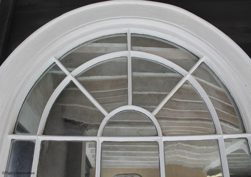 Large Georgian Arched Top Mirror