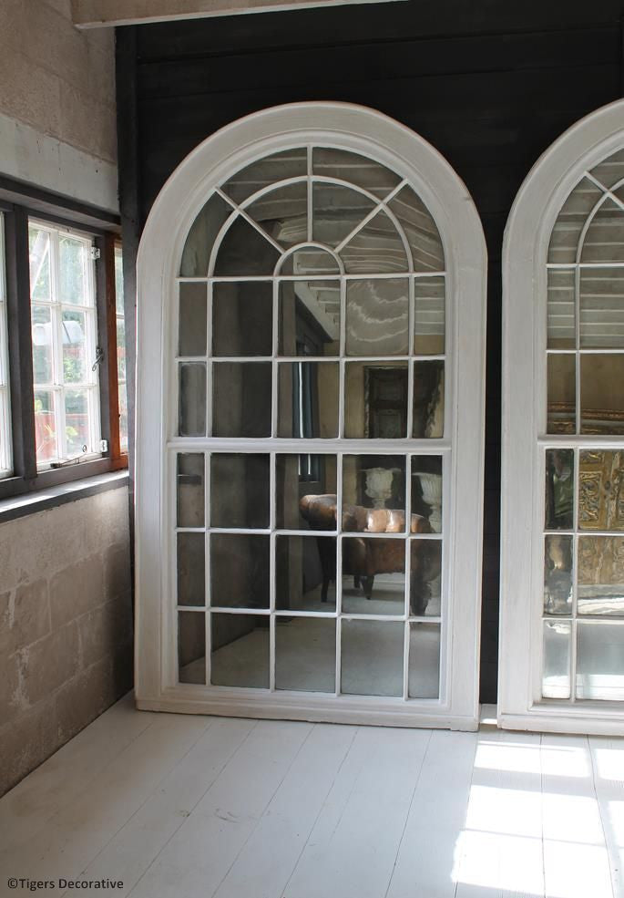 Large Georgian Arched Top Mirrors