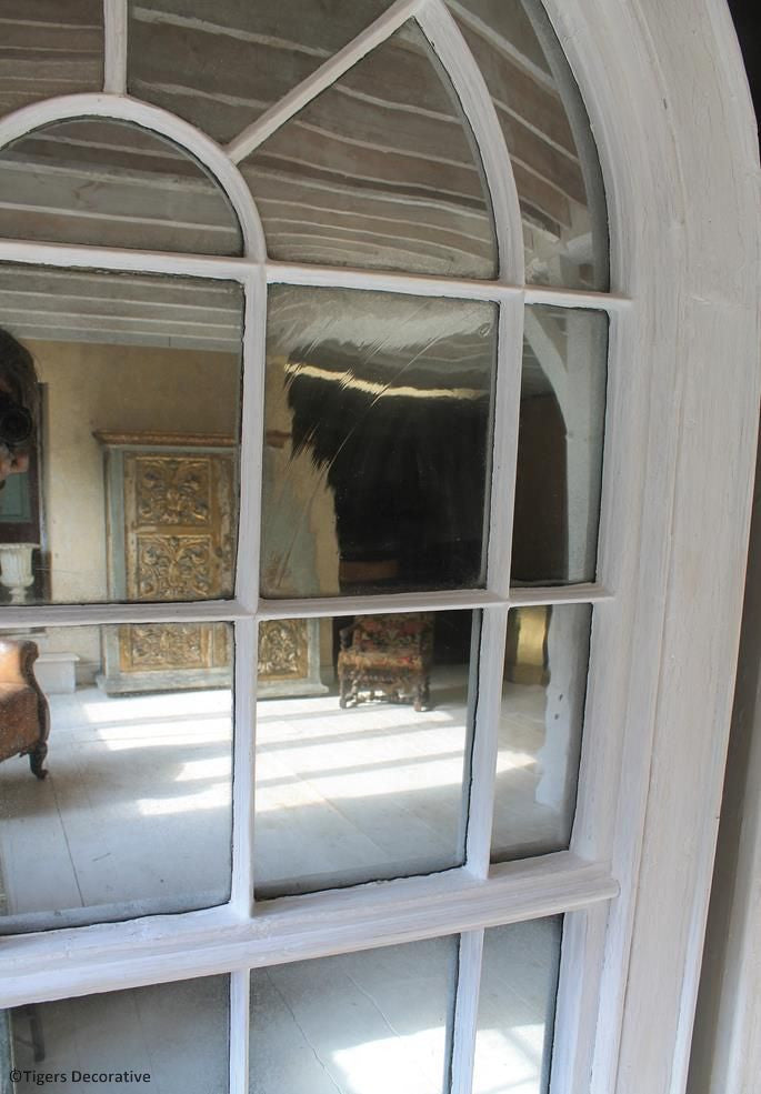 Large Georgian Arched Top Mirror